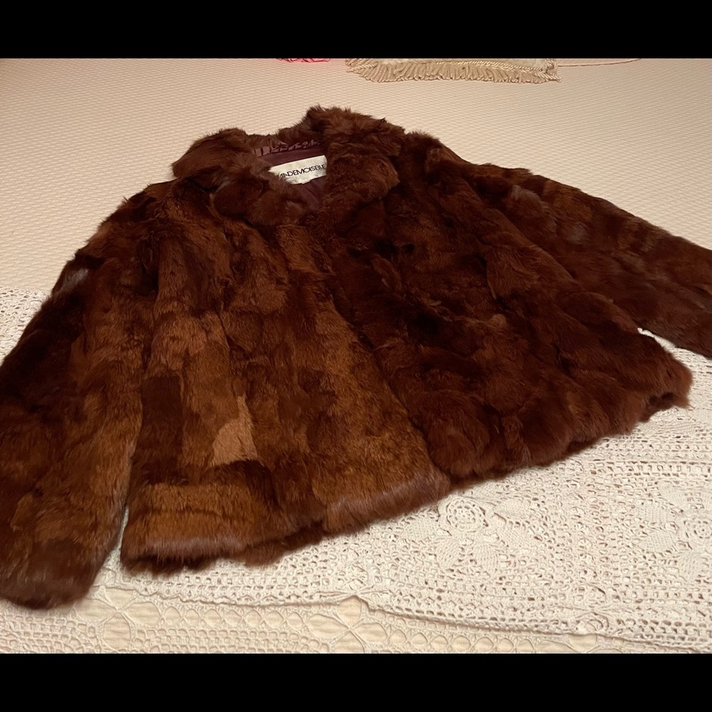 Rabbit Fur long sleeve jacket